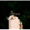 Personalized name cake topper, engagement wood topper, wedding favors, bridal shower or baptism décor, custom birthday party decoration