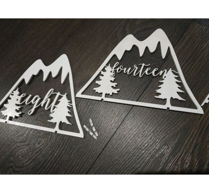 Mountain table numbers