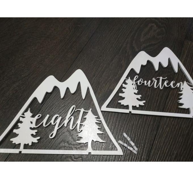 Mountain table numbers